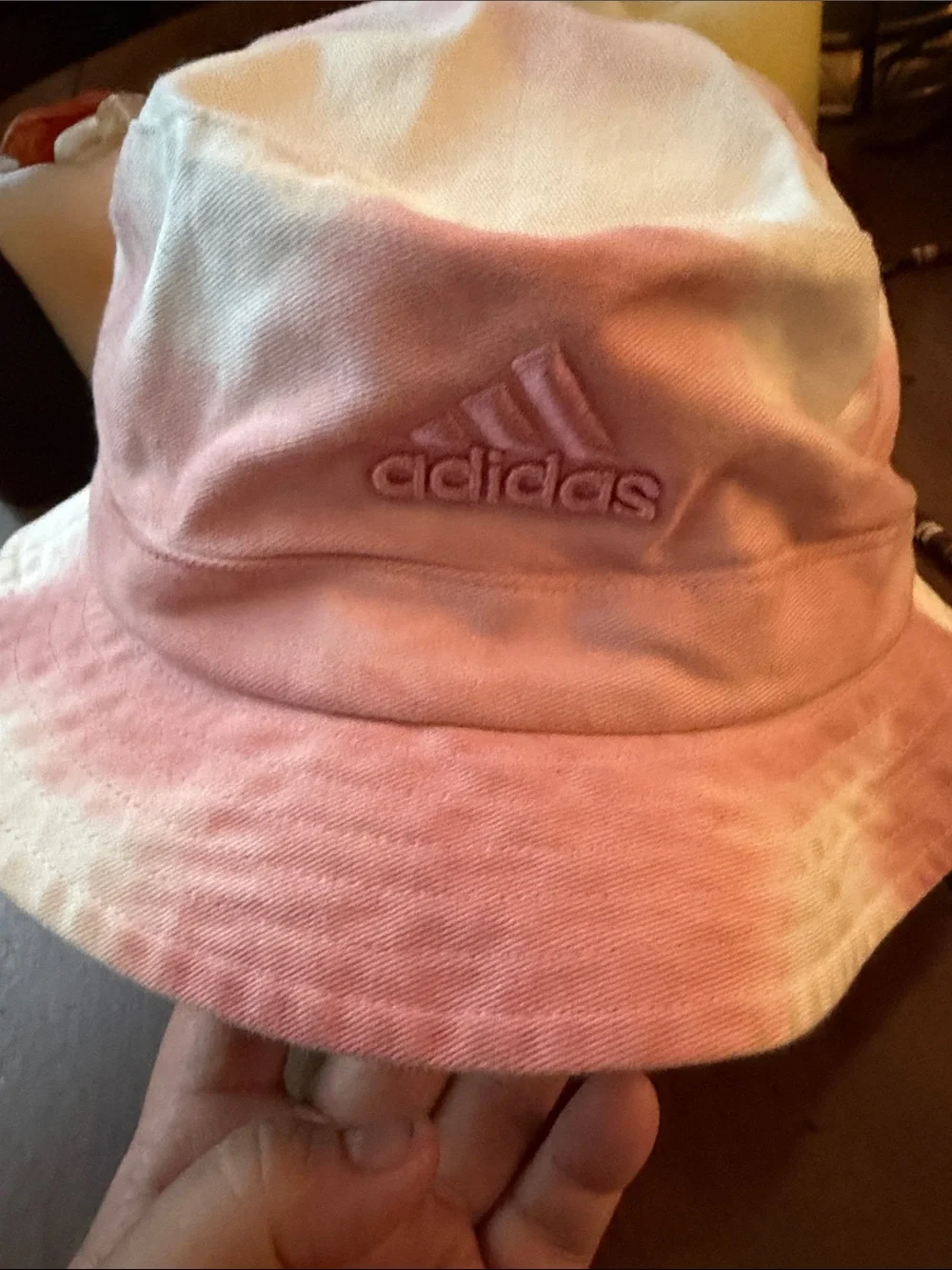 Adidas Pink Tie-Dye Bucket Hat for Women
